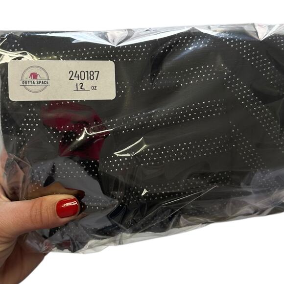 Womens Dress Size Small Black Tank Polka Dot Stripes Softgoth Business Casual - Picture 8 of 8